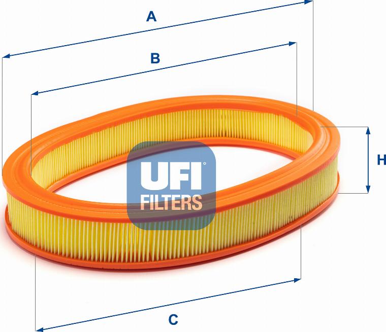 UFI 27.177.00 - Air Filter, engine autospares.lv