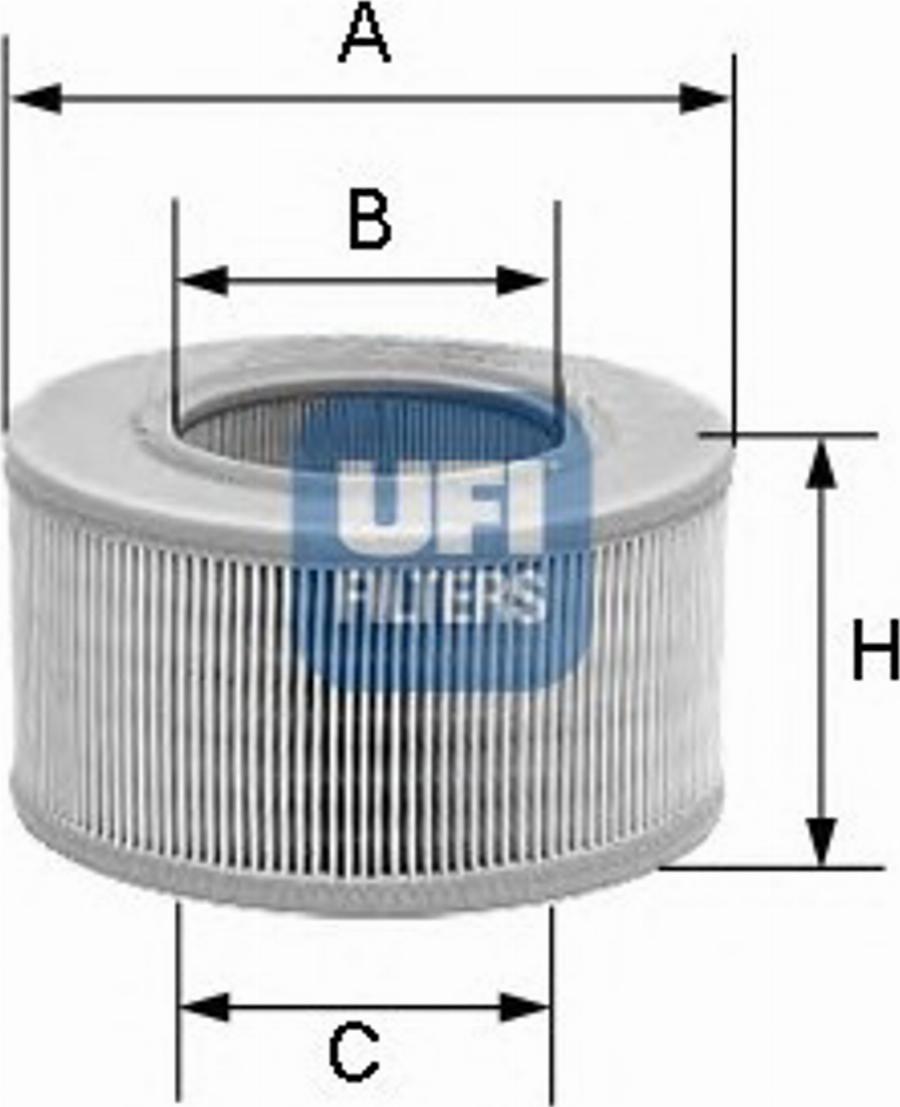 UFI 27.855.00 - Air Filter, engine autospares.lv