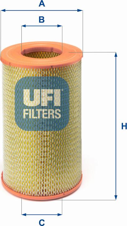 UFI 27.800.00 - Air Filter, engine autospares.lv