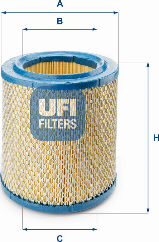 UFI 27.888.00 - Air Filter, engine autospares.lv