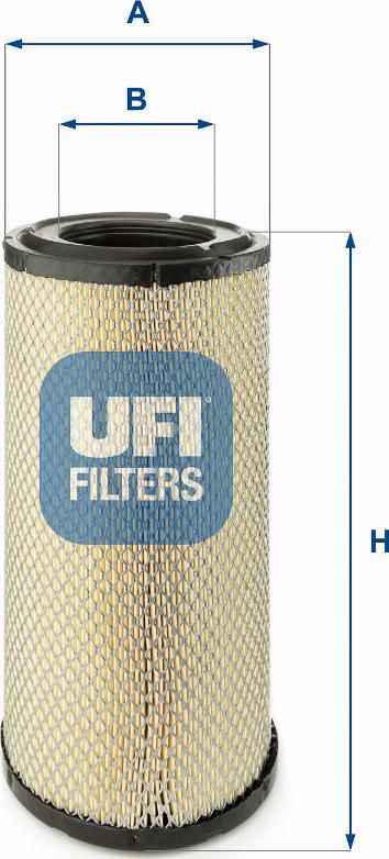 UFI 27.356.00 - Air Filter, engine autospares.lv