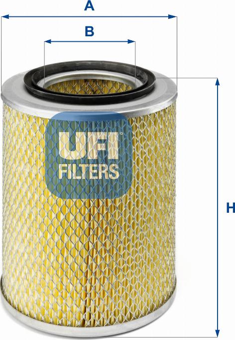UFI 27.837.00 - Air Filter, engine autospares.lv