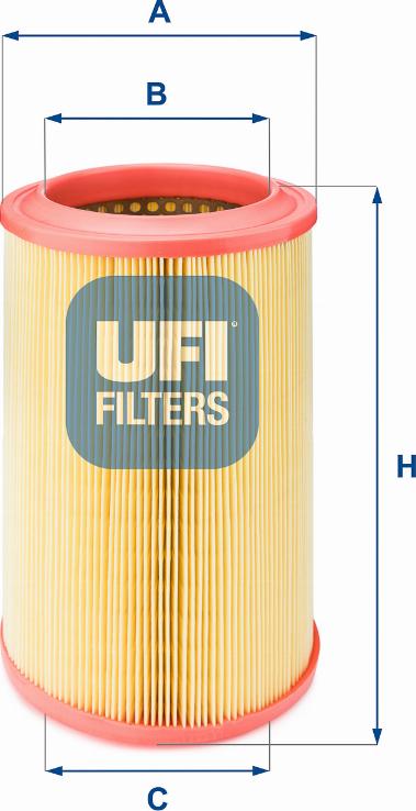 UFI 27.366.00 - Air Filter, engine autospares.lv