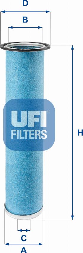 UFI 27.949.00 - Air Filter, engine autospares.lv