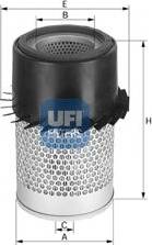 UFI 27.289.00 - Air Filter, engine autospares.lv