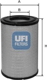 UFI 27.360.00 - Air Filter, engine autospares.lv