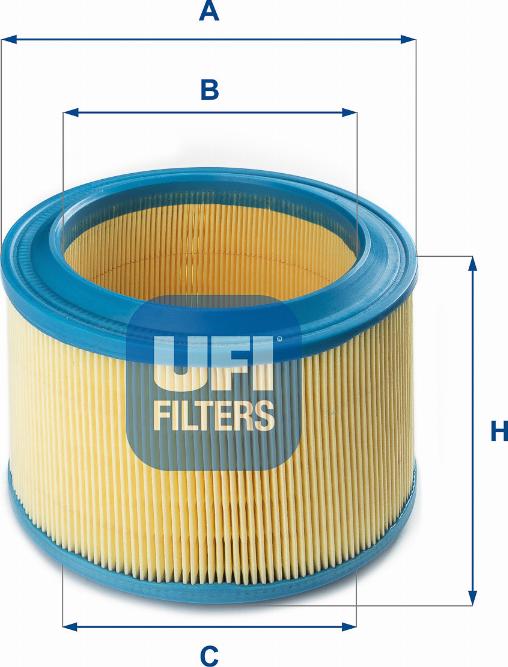 UFI 27.239.00 - Air Filter, engine autospares.lv