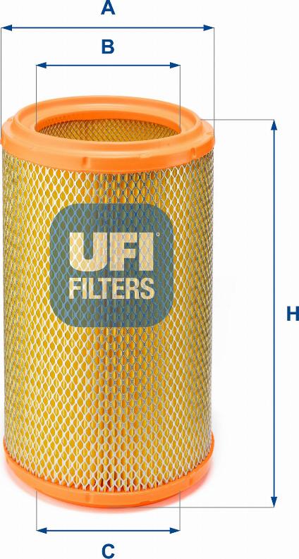 UFI 27.236.00 - Air Filter, engine autospares.lv