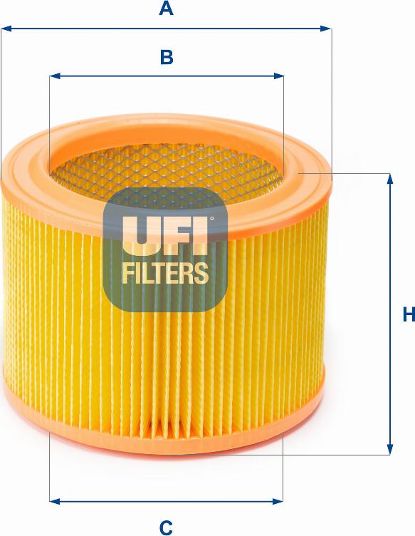 UFI 27.271.00 - Air Filter, engine autospares.lv