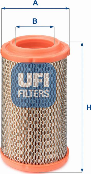 UFI 27.756.00 - Air Filter, engine autospares.lv