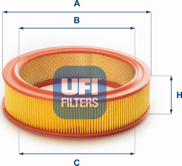 UFI 27.719.00 - Air Filter, engine autospares.lv