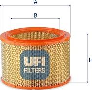 UFI 27.730.00 - Air Filter, engine autospares.lv