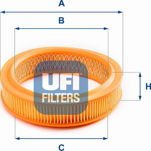 UFI 27.728.00 - Air Filter, engine autospares.lv