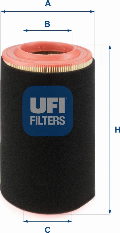 UFI 27.A69.00 - Air Filter, engine autospares.lv