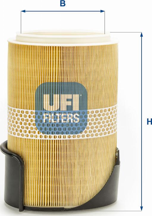 UFI 27.B13.00 - Air Filter, engine autospares.lv