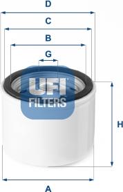 UFI 27.VGT.00 - Air Filter, turbocharger autospares.lv