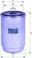 Unico Filter FI 8186/1 - Fuel filter autospares.lv