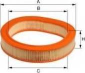 Uniflux Filters XA436 - Air Filter, engine autospares.lv