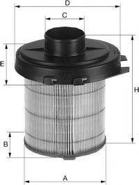 Uniflux Filters XA127 - Air Filter, engine autospares.lv