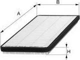 Uniflux Filters XC53 - Filter, interior air autospares.lv