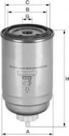 Uniflux Filters XN350 - Fuel filter autospares.lv