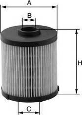 Uniflux Filters XN717 - Fuel filter autospares.lv