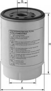 Uniflux Filters XN32 - Fuel filter autospares.lv