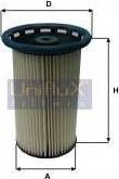 Uniflux Filters XNE288 - Fuel filter autospares.lv