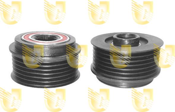 Unigom 431599 - Pulley, alternator, freewheel clutch autospares.lv