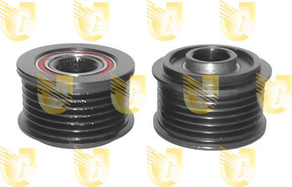 Unigom 431666 - Pulley, alternator, freewheel clutch autospares.lv