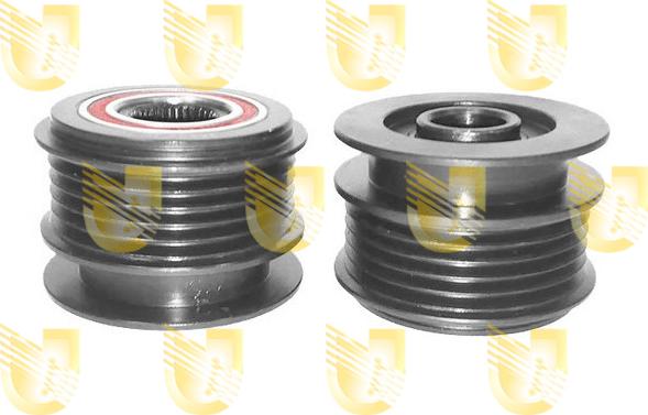 Unigom 431851 - Pulley, alternator, freewheel clutch autospares.lv