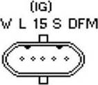 Unipoint F042A01120 - Alternator autospares.lv