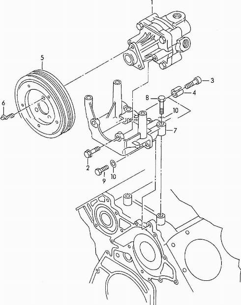 VAG 4B0145156 - Hydraulic Pump, steering system autospares.lv