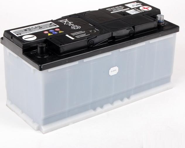 VAG 000 915 105 DK - Battery battery mounting: 1 pcs. autospares.lv