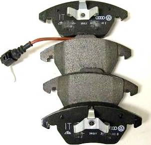 VAG 3C0 698 151 C - Brake Pad Set, disc brake autospares.lv