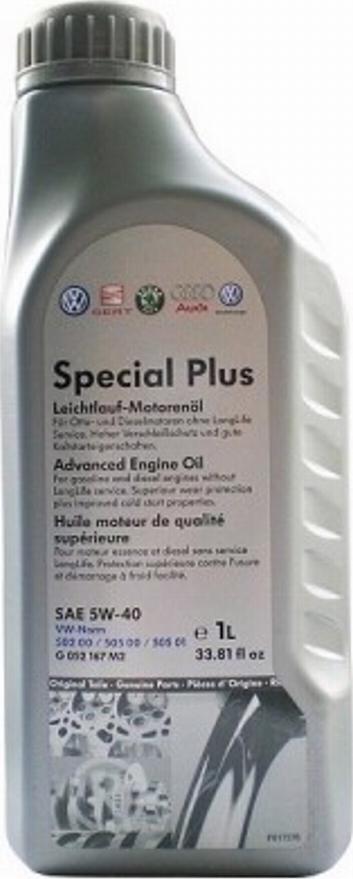 VAG G  052167M2 - Engine oil                        observe            maintenance: 1 pcs. autospares.lv