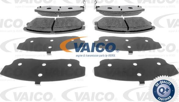 VAICO V40-0652 - Brake Pad Set, disc brake autospares.lv