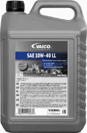 VAICO V60-0429 - Engine Oil autospares.lv