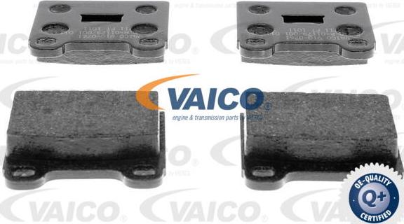 VAICO V10-0761 - Brake Pad Set, disc brake autospares.lv