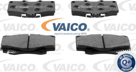 VAICO V10-8125 - Brake Pad Set, disc brake autospares.lv