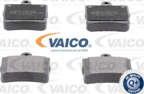 VAICO V30-8123 - Brake Pad Set, disc brake autospares.lv