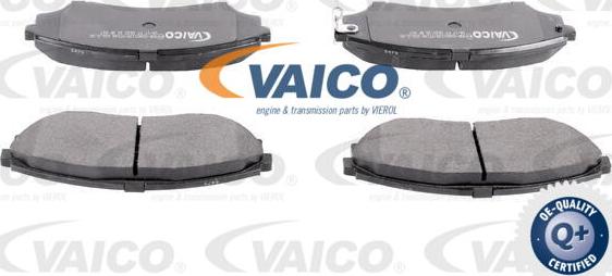 VAICO V32-0029 - Brake Pad Set, disc brake autospares.lv