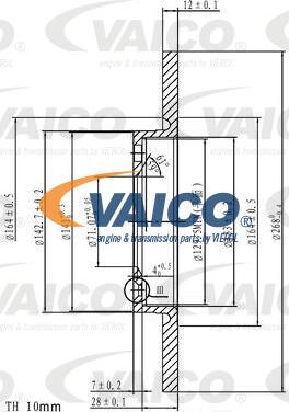 VAICO V22-40015 - Brake Disc autospares.lv