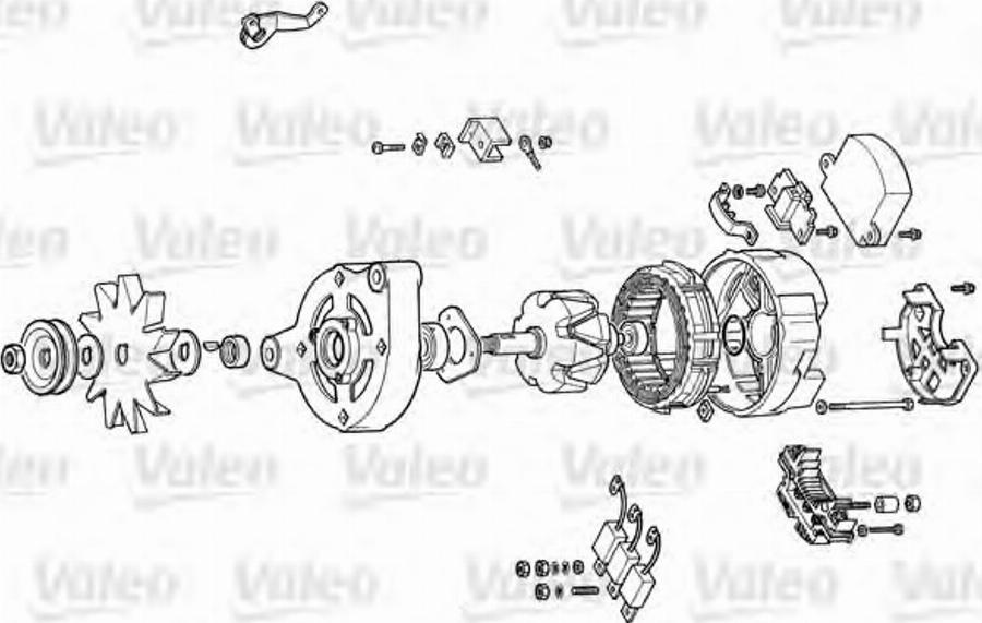 Valeo 9AL3955G - Rotor, alternator autospares.lv