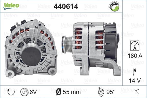 Valeo 440614 - Alternator autospares.lv