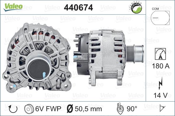 Valeo 440674 - Alternator autospares.lv