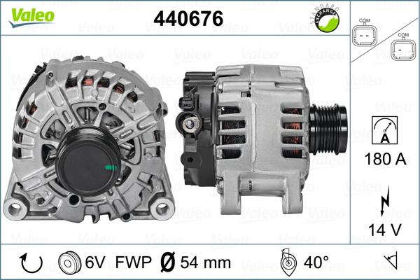 Valeo 440676 - Alternator autospares.lv