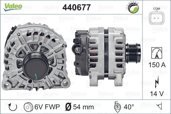 Valeo 440677 - Alternator autospares.lv