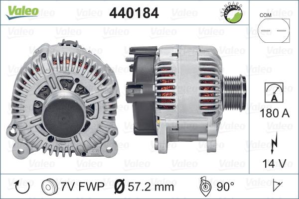 Valeo 440184 - Alternator autospares.lv