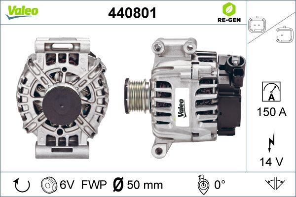 Valeo 440801 - Alternator autospares.lv